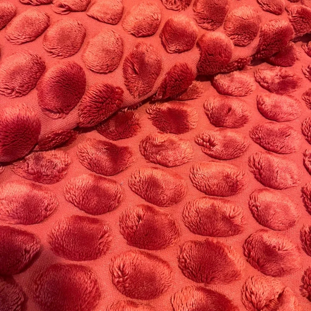 Pier 1‎ Imports Throw Blanket 50x50 Velvet Dots Textured 3d Decorative